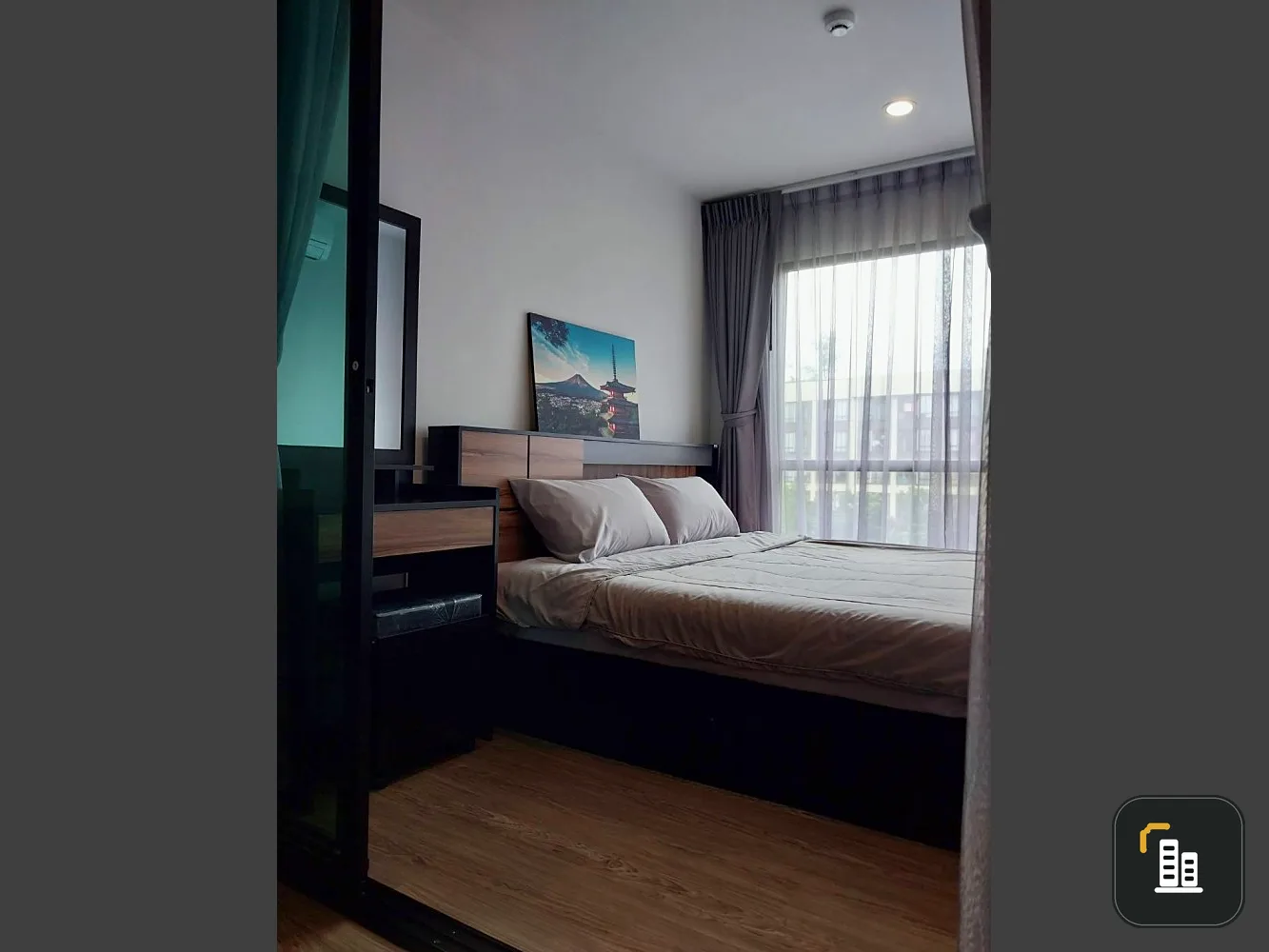 Condo for rent, Rich Phahon Yothin 52, 6th floor, separated room, fully furnished, reserve now.