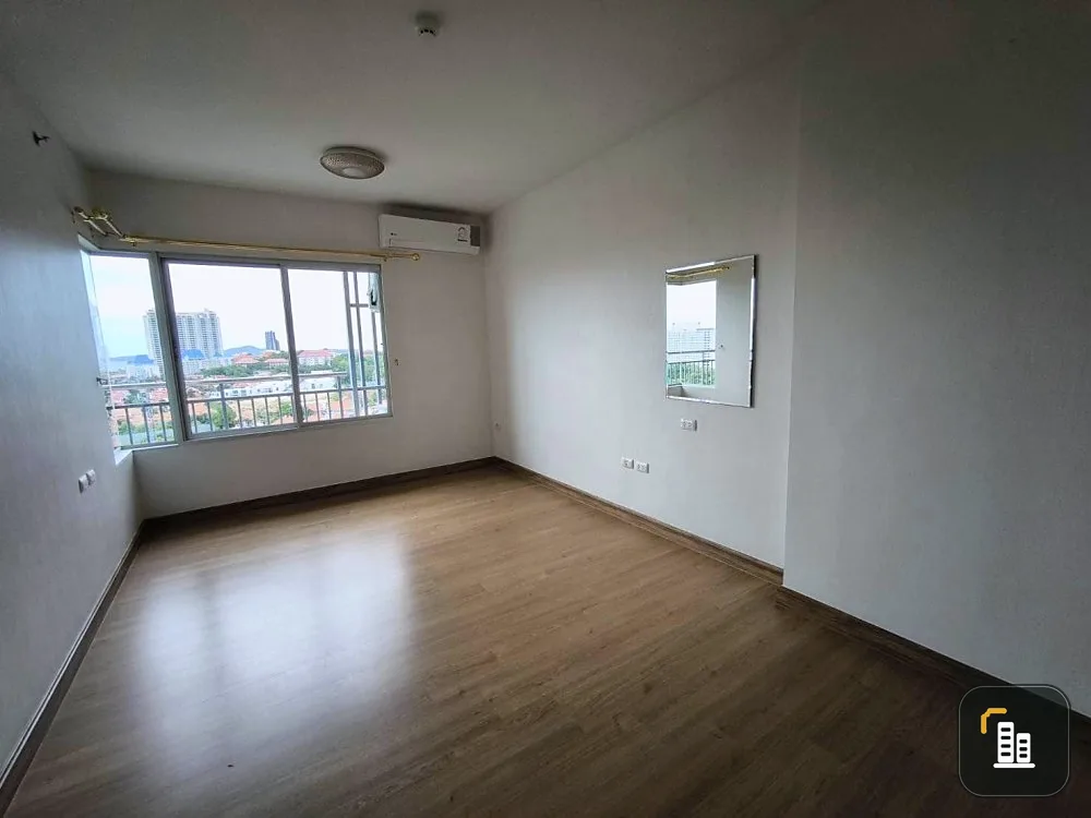 For sale, for rent, Supalai Marey Pattaya (South Pattaya), sea view 45 degrees, fully furnished, clean room, nice to live in, don't miss it.