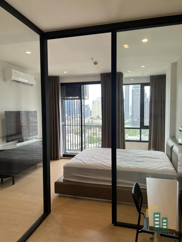 For rent, Maru Ekkamai 2, north direction, cool, not hot, view of Ekkamai, Thonglor, no obstructions. Not booking is a huge mistake.