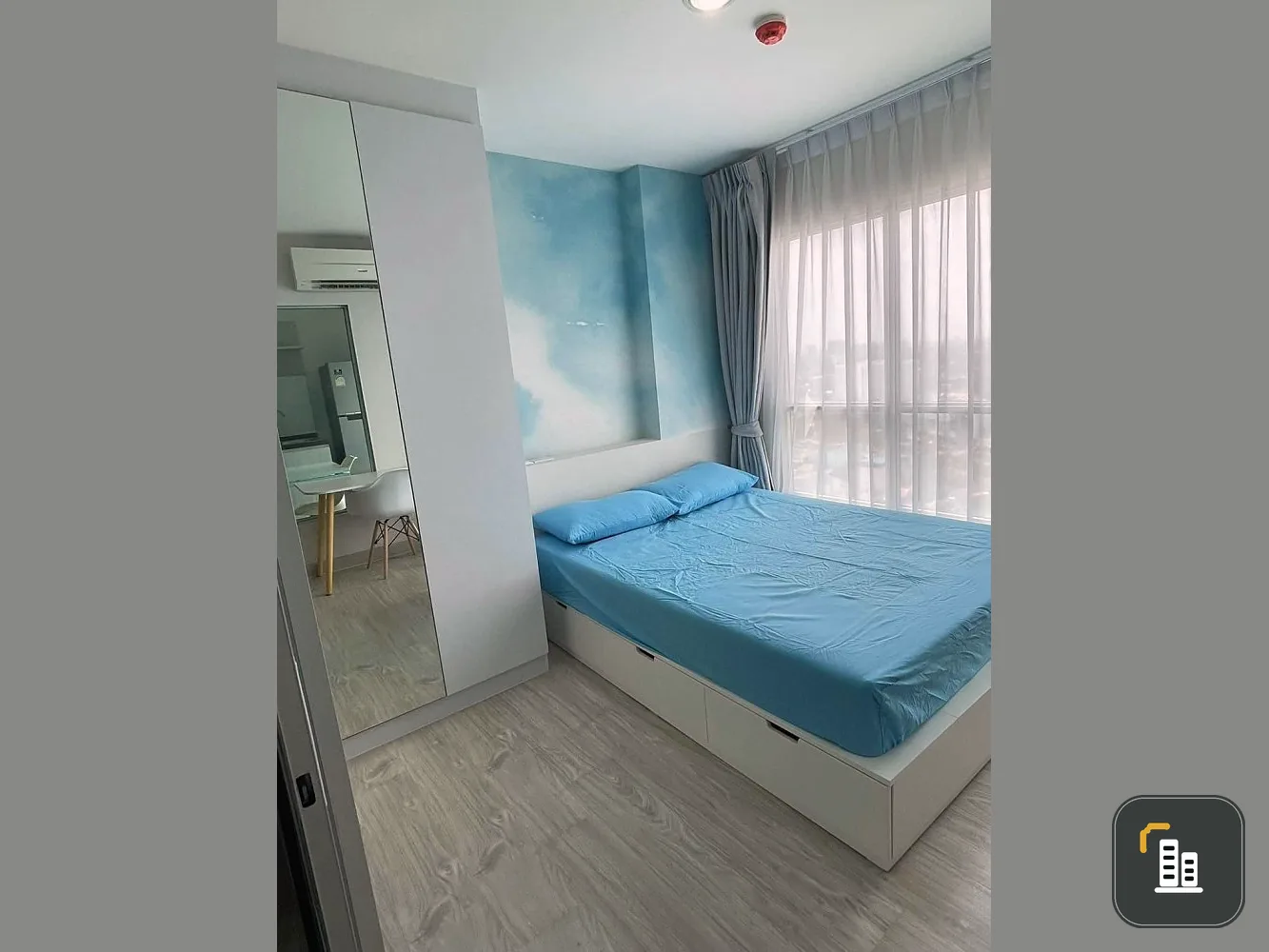 For rent, Aspire Rattanathibet, 26th floor, complete with furniture and electrical appliances. Book now, don't miss it, hurry up.