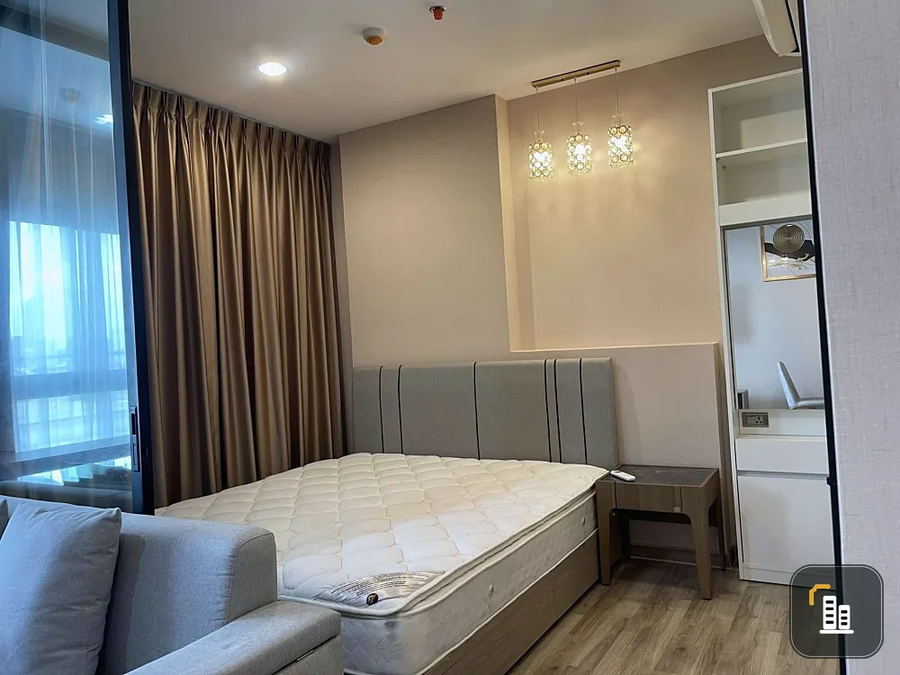 For rent, Niche Mono Charoen Nakhon, fully decorated, furnished, good view, book now, don't miss it.