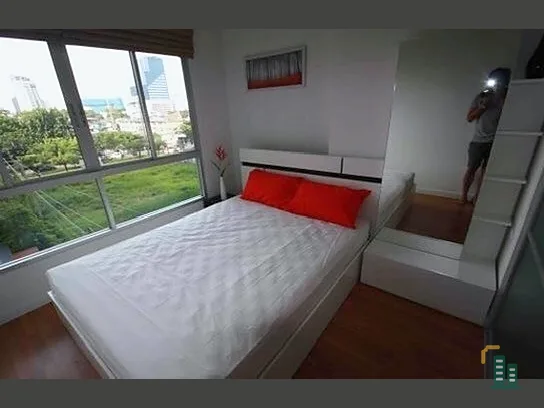 For sale, for rent!! Lumpini Place Condo, Rama 4 - Kluai Nam Thai, 4th floor, garden view, good price, don't miss it, hurry up and book now!!