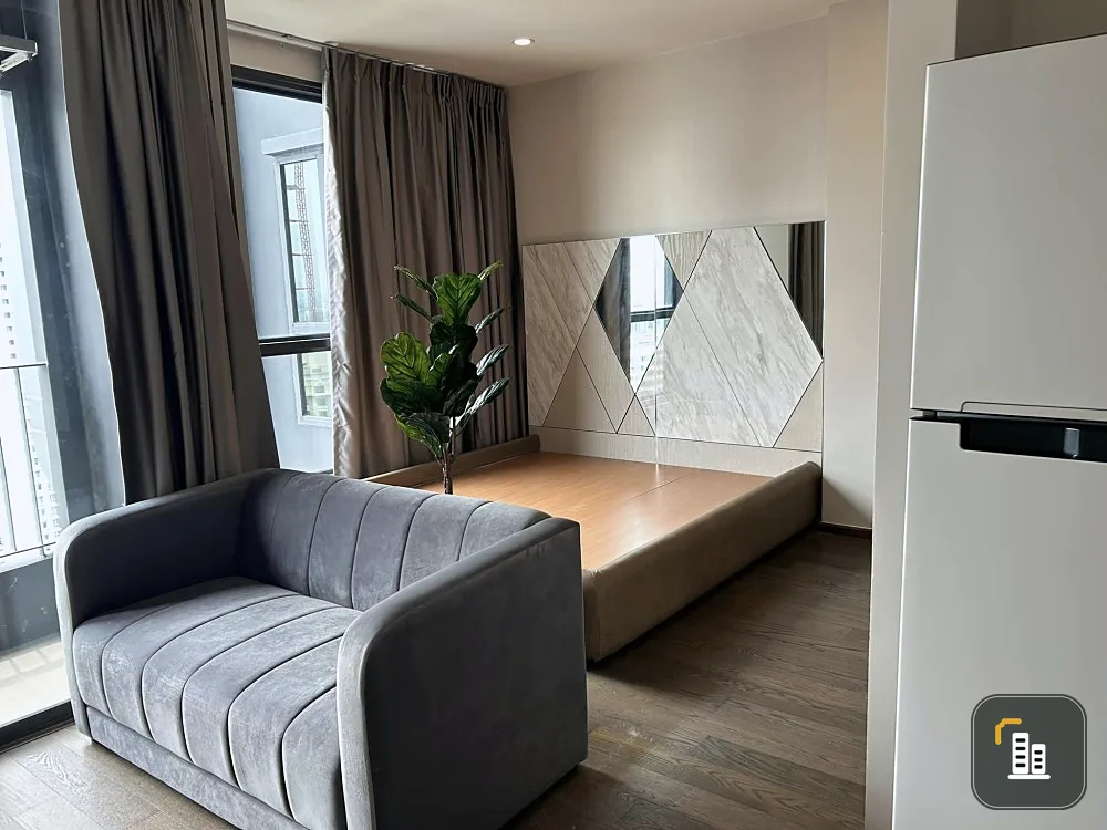 Condo for sale, Ideo Q Siam-Ratchathewi, fully furnished, pleasantly decorated, high view, doesn't block the view, hurry and reserve now.