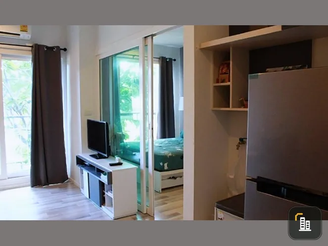 Condo for sale, The Key Wutthakat, not very high floor, glass partitioned room, full of electrical appliances, reserve now!