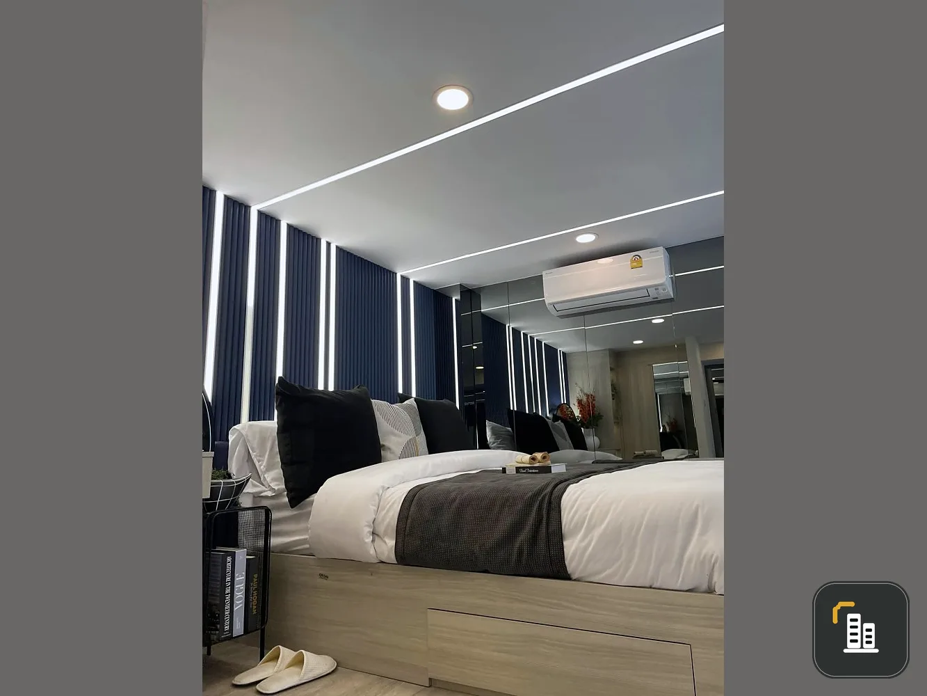 Selling down payment The Origin Sukhumvit-Sai Luat E22 Station, 16th floor, north direction, corner room. If interested, hurry and reserve now, don't