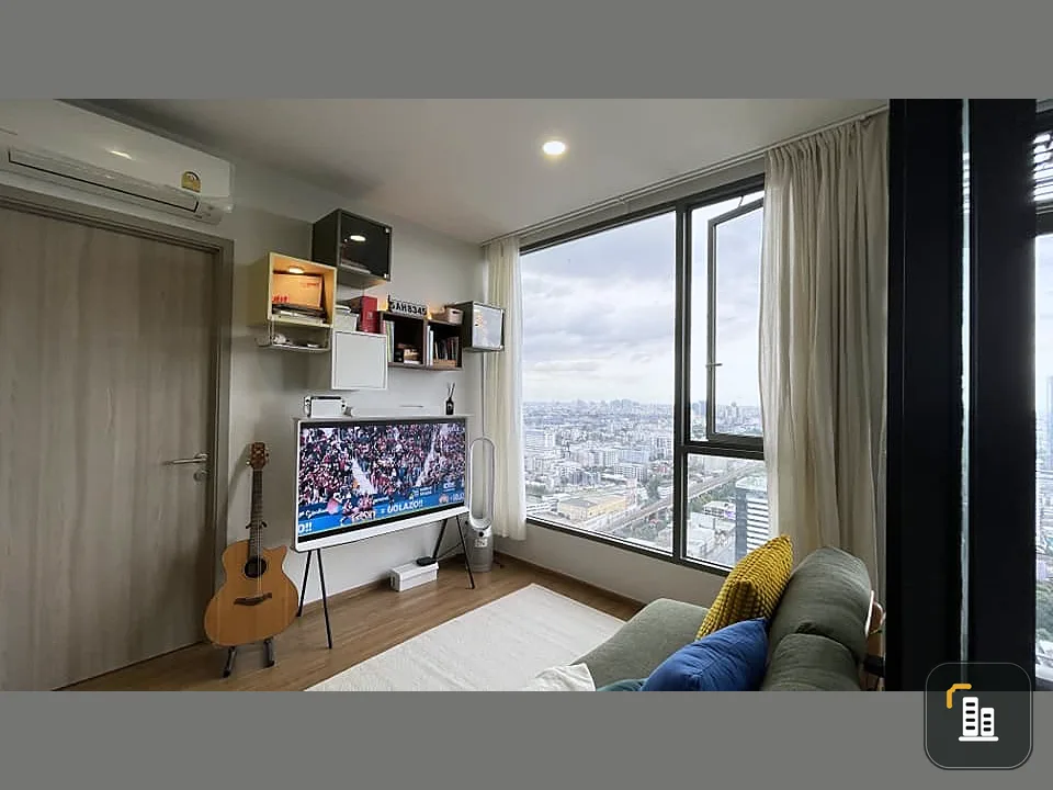 For sale, for rent, Cloud Thonglor-Phetchaburi, corner room, quiet, private, top floor, just bring your belongings and move in.