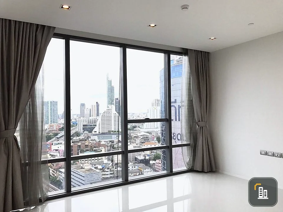 The Bangkok Sathorn for sale, empty room, 16th floor, great river view, private lift in every room, don't miss it.