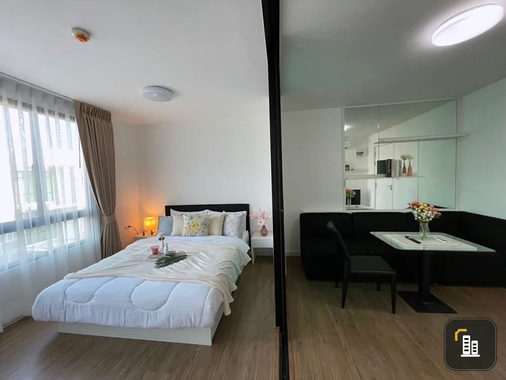 For rent: I Condo Salaya Phase 2, 8th floor, Building D, complete with furniture and electrical appliances. Book now, urgent.