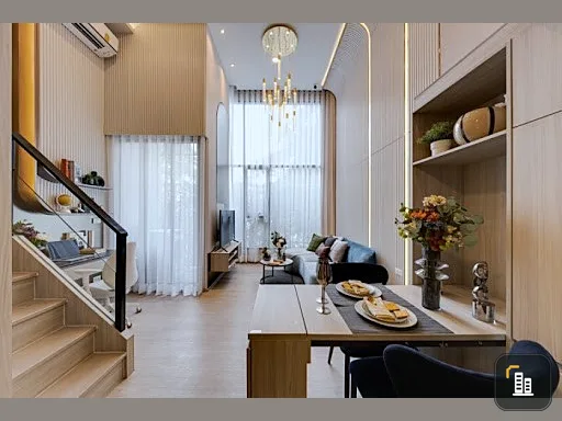 Down payment sale Origin Place Phetkasem Duplex room, spacious, comfortable, with facilities. You should not miss it.