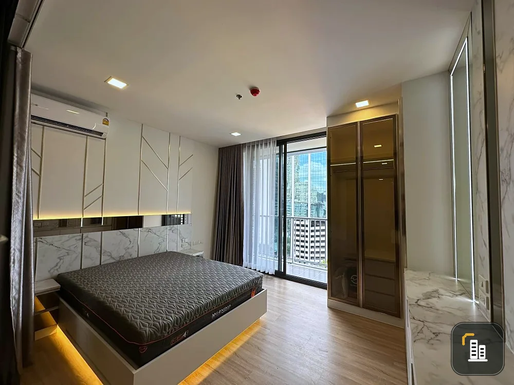 For rent, XT Phayathai, decorated in LUXURY style, built-in walls throughout the room, well decorated, move in quickly.