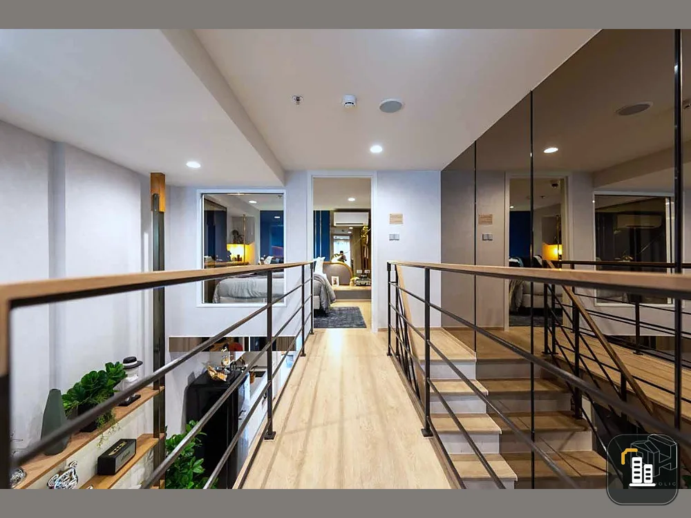 Condo for sale, Culture Chula, 17th floor, duplex room, with an open view, very comfortable to the eyes. You can't miss booking it.