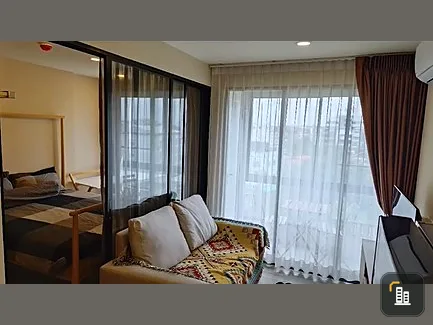 For sale or rent, Icon Sukhumvit 77, corner room with extreme privacy, complete equipment, just come and move in.