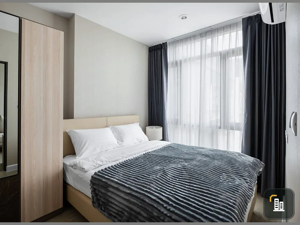 For rent, Metro Sky Prachachuen, spacious room. Great usable space Plus the price is affordable, hurry and reserve now.