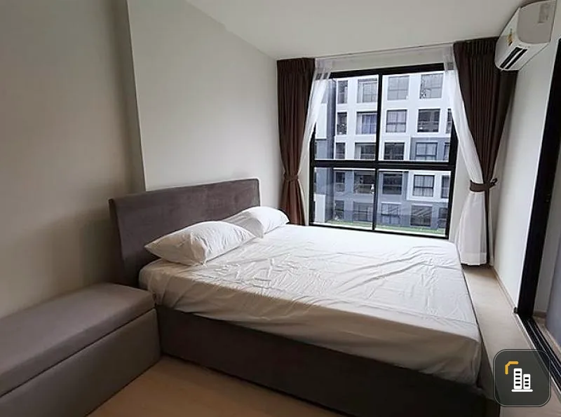 Condo for rent, Rice Rama 9, ready to move in, fully furnished, complete electrical appliances, pool view, good atmosphere, hurry up