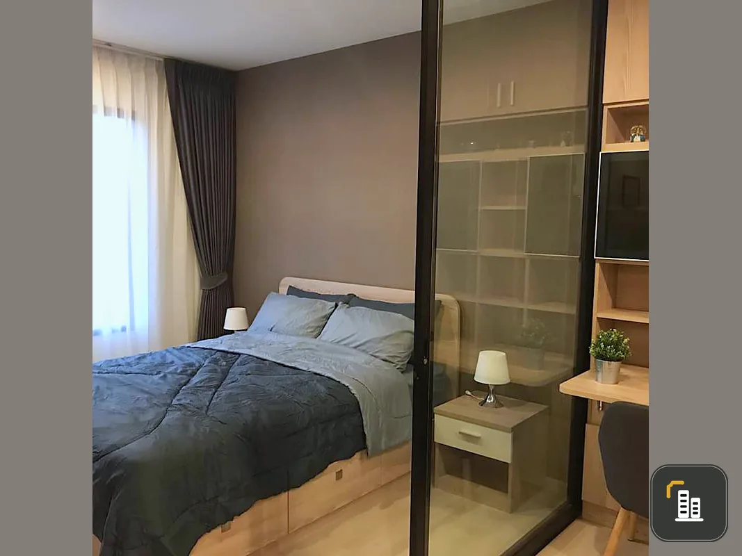 Hurry up. Life Asoke for rent. Beautiful room, decorated with built-in furniture. With full electrical appliances!!!