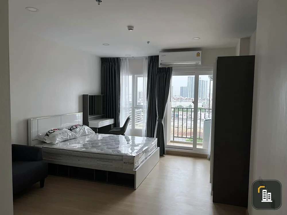 Condo for sale, Supalai Veranda Ramkhamhaeng, 11th floor, bright and comfortable room, fully furnished, book now.