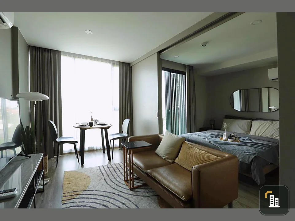 For rent: The TEAK Sukhumvit 39, decorated in modern style. The bed is wide and very comfortable to sleep. Book now, guaranteed you won't be disappoin