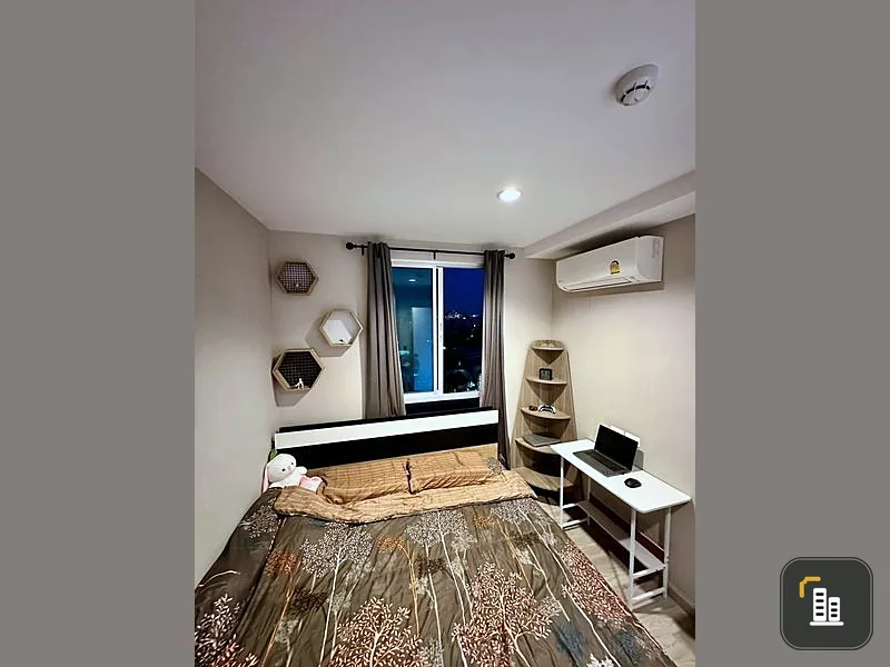 For sale rent Plum Condo Chokchai 4 electrical appliances Fully furnished, good view, hurry and reserve now.