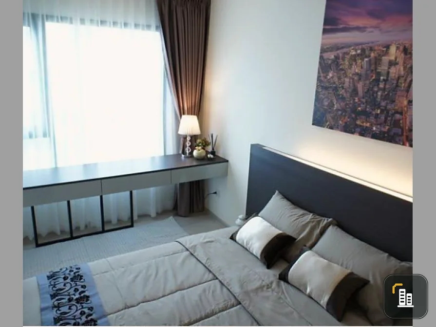 Condo for rent, Life Asoke, condo next to MRT New Petchburi and Airport Link Makkasan, fully furnished! Ready!!