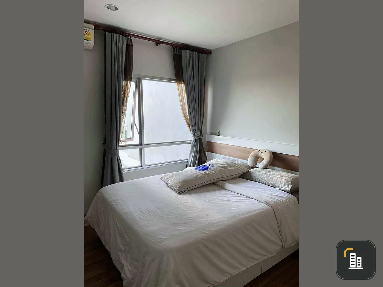 Condo for rent, Centric Tiwanon Station, room ready to move in, complete here, just come and move in, don't wait.