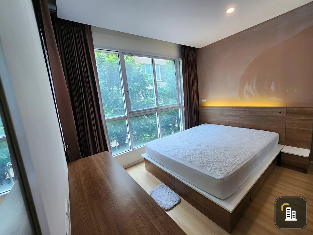 For sale, for rent, Happy Condo Lat Phrao 101, clean room, comfortable, very minimalist, fully furnished, built-in, great, book now.
