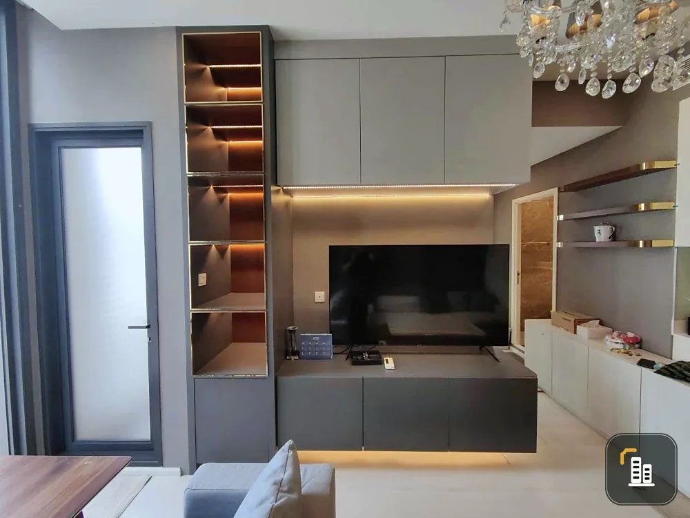 Condo for sale or rent, Massarin Ratchayothin, 2 bedrooms, fully furnished, built-in furniture, ready to book now