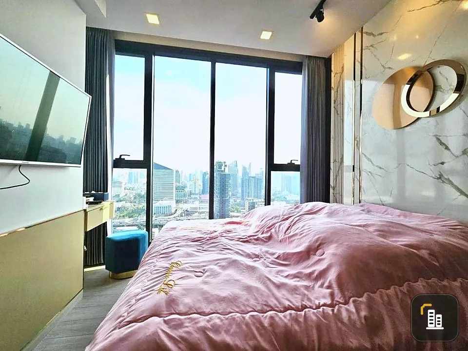 For sale: One 9 Five, high floor, open view, decorated in LUXURY style, well-made sofa, beautiful and luxurious, this size, don't miss it.