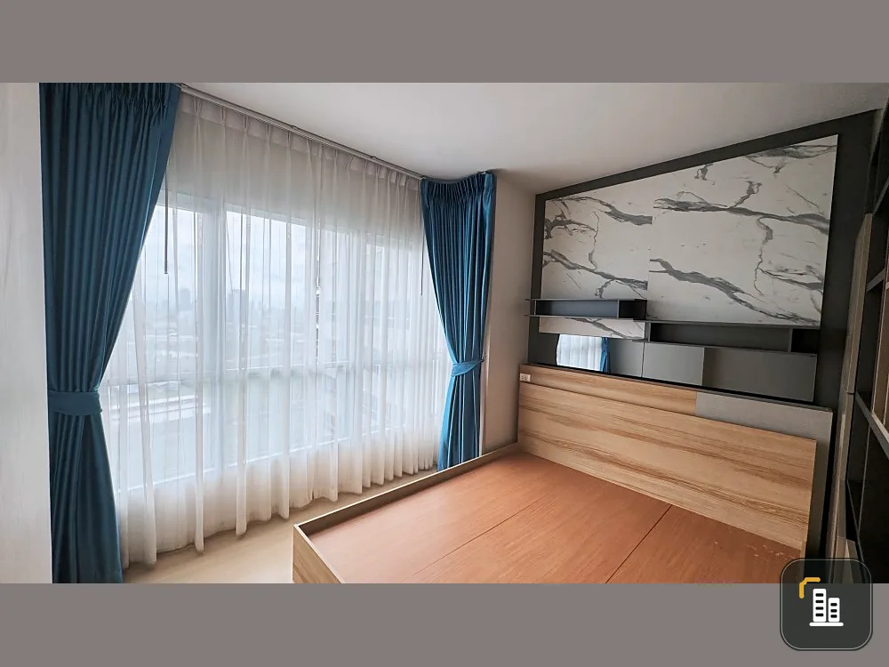 For sale Supalai Veranda Rama 9, 25th floor, very high, city view and green area, perfectly different, book now.