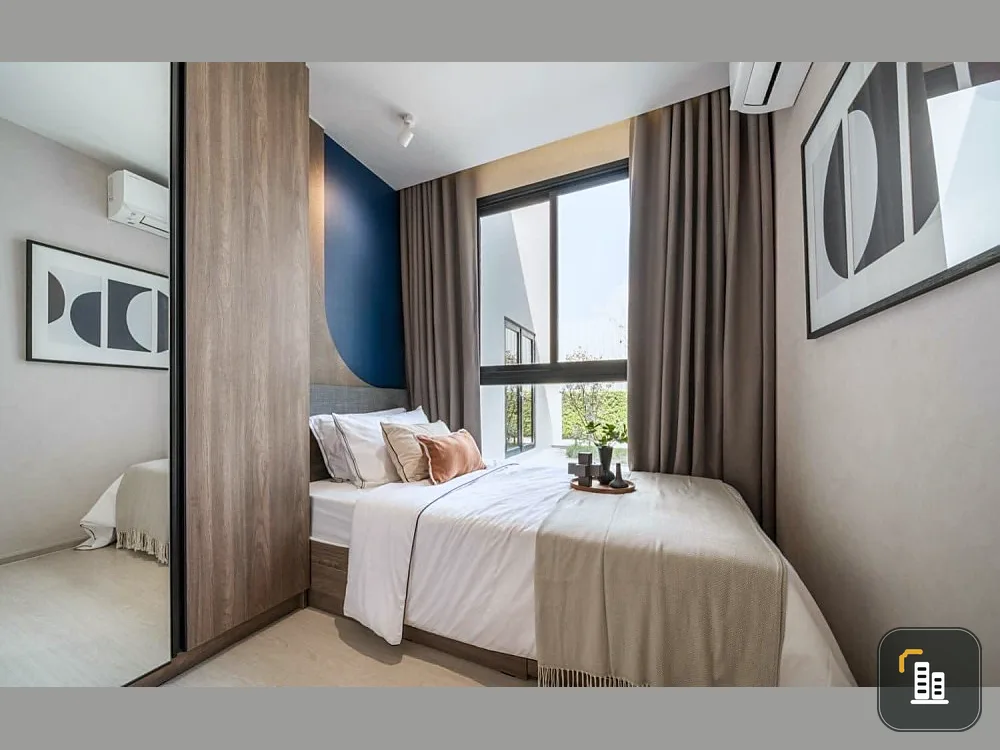 Selling down payment Nue Core Khu Khot Station 1 bedroom plus corner room, pool and garden view, good price, reserve now
