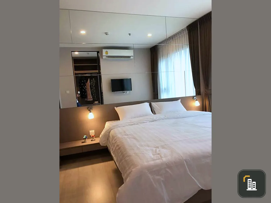 Wow, Condo for rent, Life Asoke, 1 bedroom, fully furnished, ready to move in. This price must hurry.