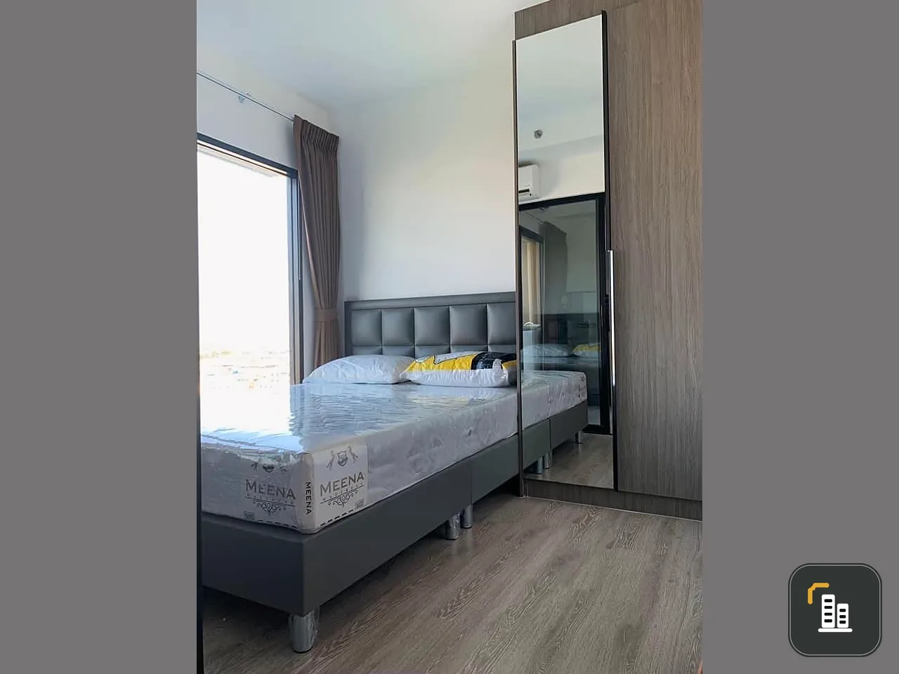 For sale, Kensington Sukhumvit-Theparak Condo, 10th floor, beautiful view, quiet, decorated, ready to move in, buy now.