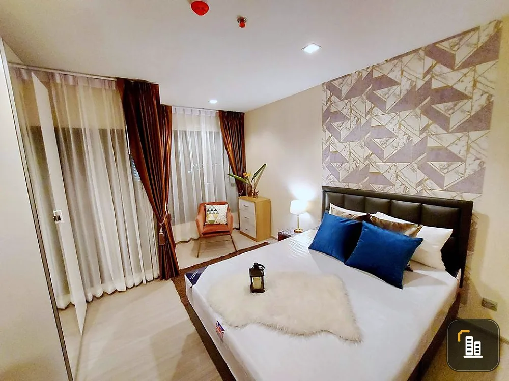 Urgent for rent !! Condo Life Asoke - Rama 9, good view, gold location, full furniture Ready to move in, book now !!