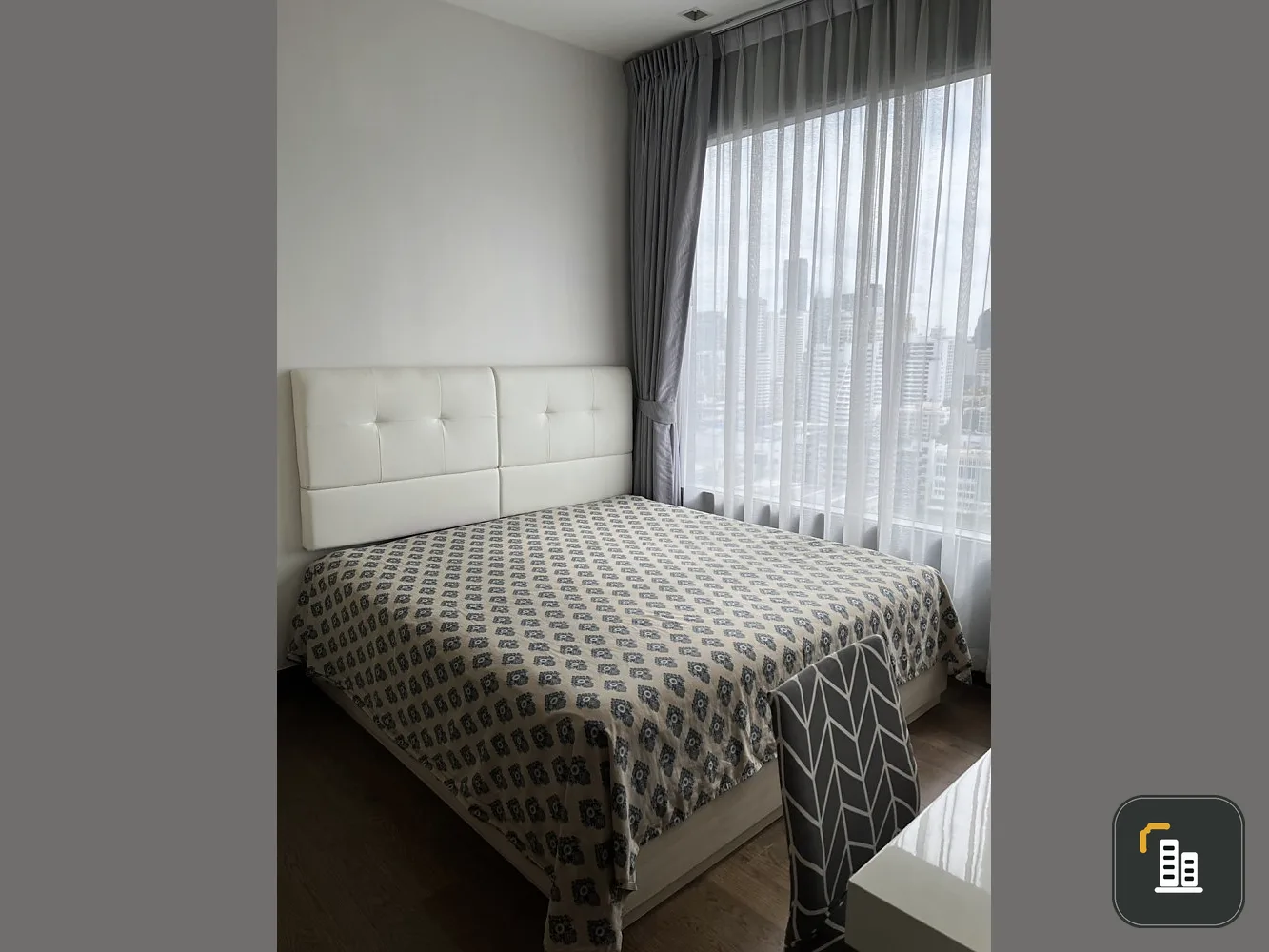 For rent!! Condo Q Asoke, 19th floor, fully furnished, ready to move in immediately, don't miss it!!
