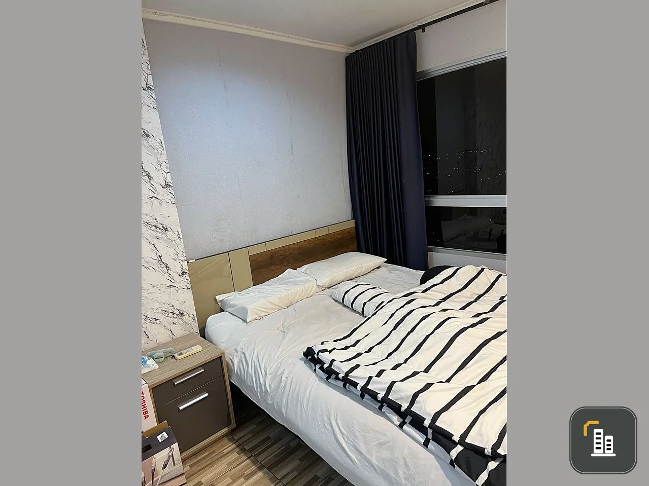 For sale or rent: Lumpini Place Suk Sawat - Rama 2, 27th floor, highest floor, very good breeze, great view, has a sofa bed. Interested? Book now!