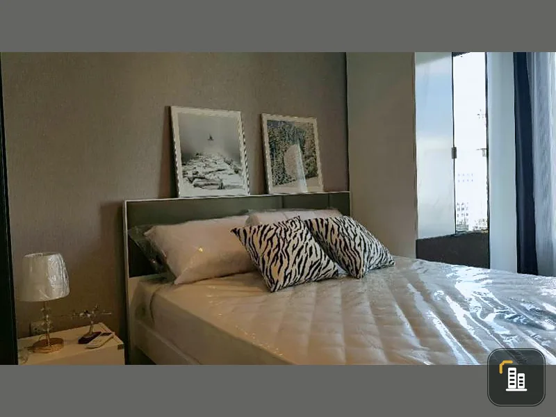Condo for rent Life Asoke-Rama 9, beautiful room, new room, everything is complete, hurry up and grab it, don't miss it.