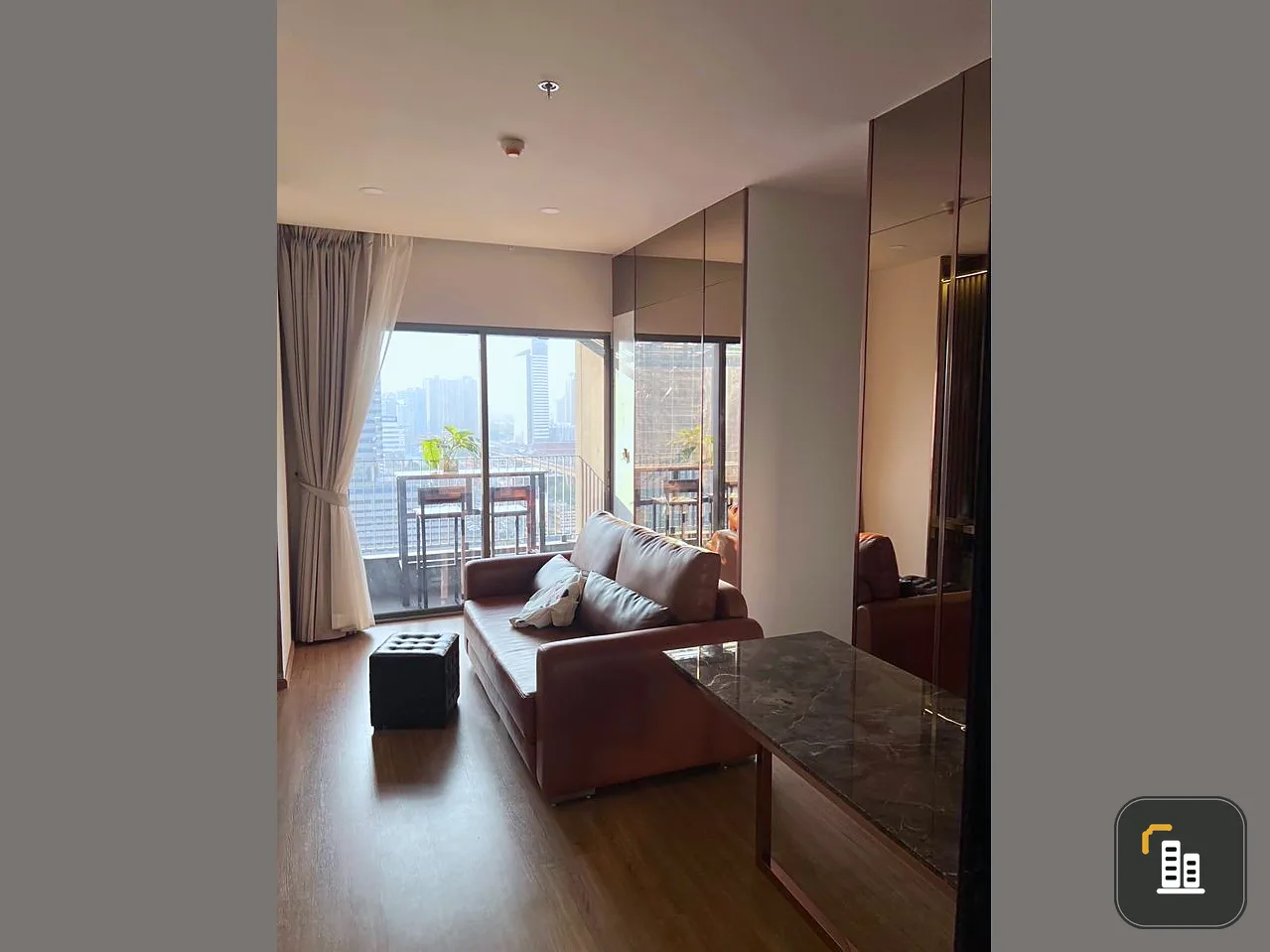 For sale/rent: Cloud Thonglor-Phetchaburi, 2 bedrooms, 2 bathrooms, fully furnished, 17th floor, corner room, book now