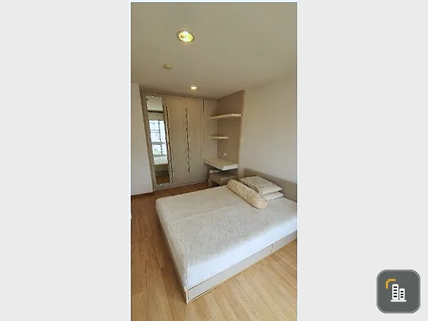 For sale, for rent, D Condo Rattanathibet, 1 bedroom, 1 bathroom, 7th floor, fully furnished, ready to decorate, reserve now.