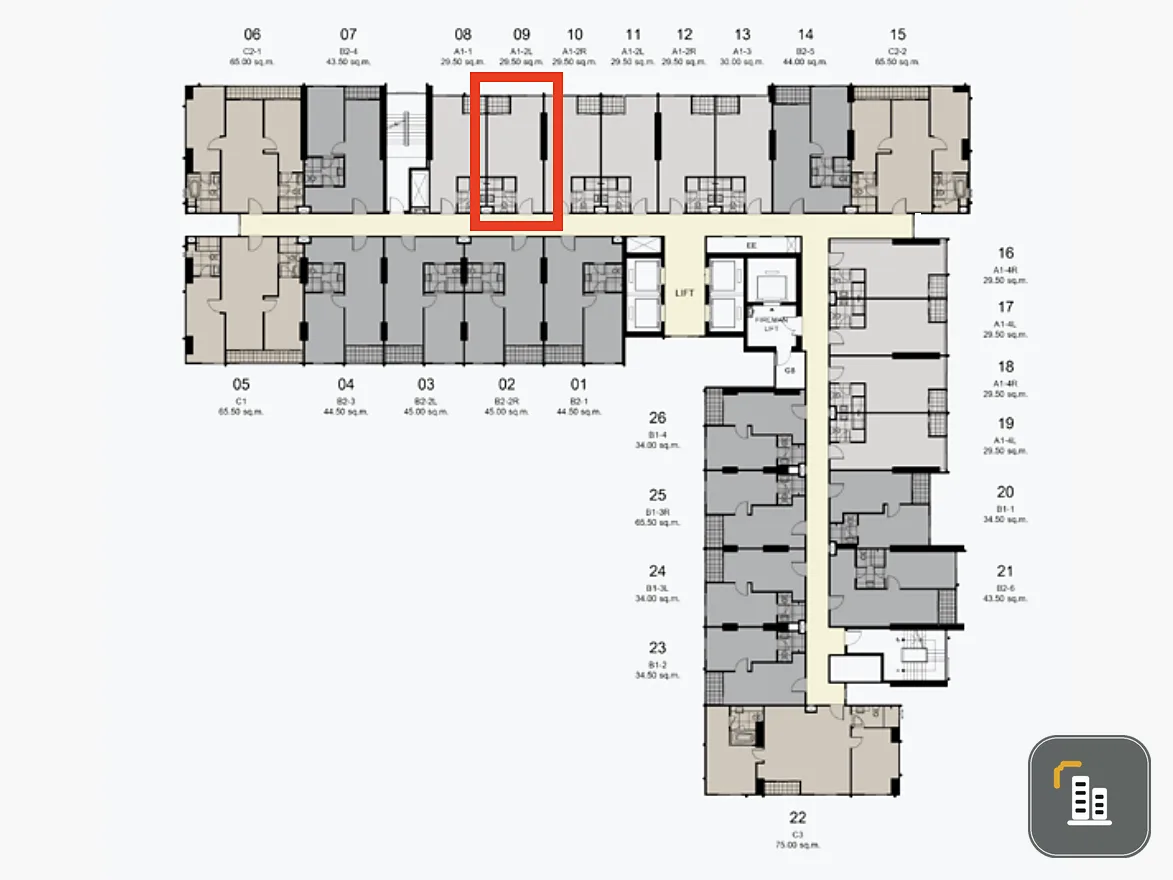Selling down payment, Ideo Sukhumvit-Rama 4, 15th floor, beautiful view, comfortable to the eyes, north direction, very good feng shui, don't miss out