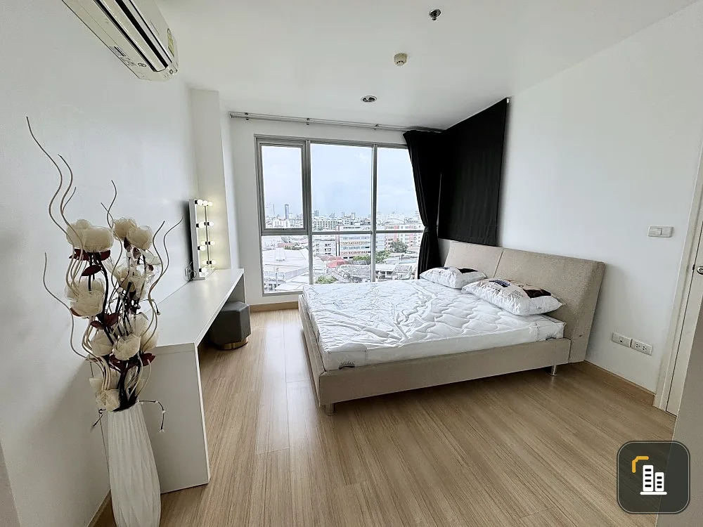 For sale, for rent!! Life Add Lat Phrao 18 condo, view of the Chang building, spacious and comfortable, plenty of usable space, book now!!