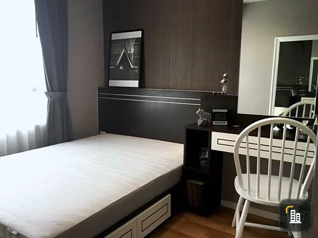 For sale: Lumpini Nawamin Sri Burapha, 6th floor, corner room, partitioned room, fully furnished, ready to move in immediately. If interested, hurry a