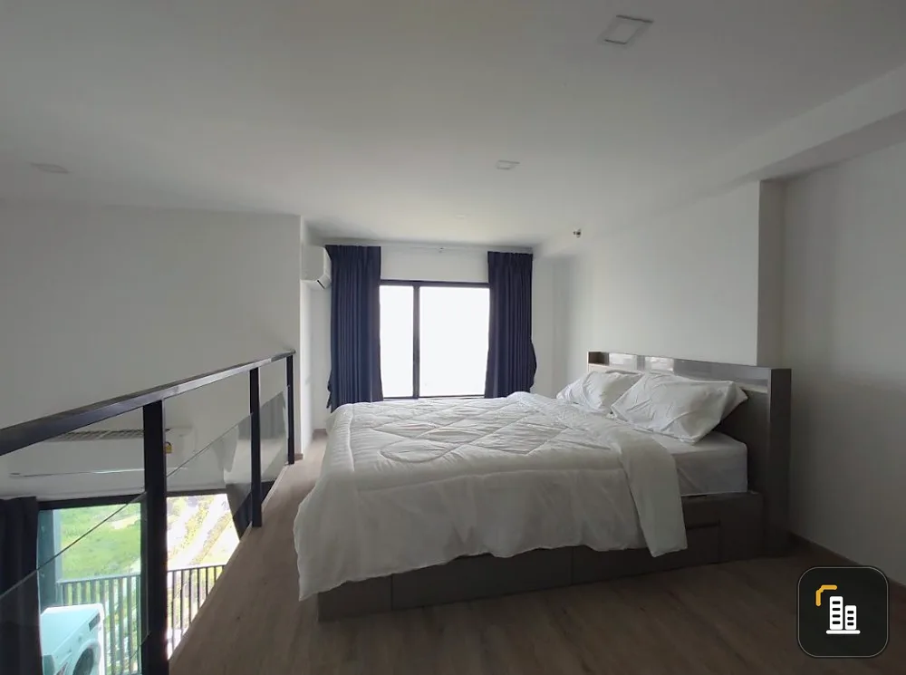 For rent!! Condo The Rich Rama 9-Srinakarin Duplex room, beautiful, great view, fully furnished, book now!!