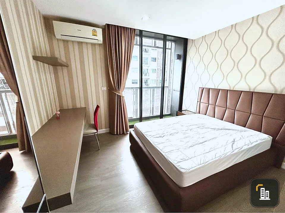 For rent!! Condo A Space Asoke-Ratchada, beautiful room, clean, well maintained, good feng shui, fully furnished, book now!!