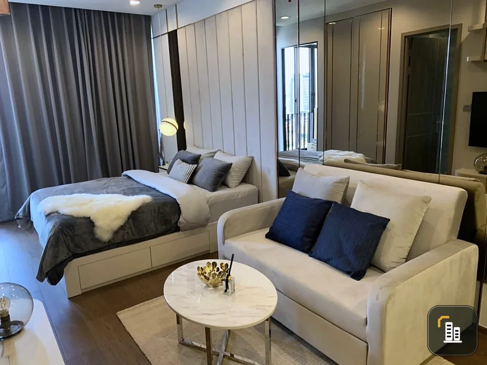 For rent or sale, Ideo Q Victory, 25th floor, fully furnished and complete with electrical appliances. Book now before you miss out.