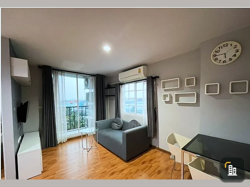 For sale, for rent, Tulip Square Om Noi, 2 bedrooms, 1 bathroom, fully furnished, just bring your bags.