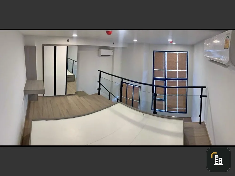 Selling down payment ORIGIN Plug&Play Nonthaburi Station, Duplex room, Nonthaburi City view, very livable, don't make a big mistake if you reserve.