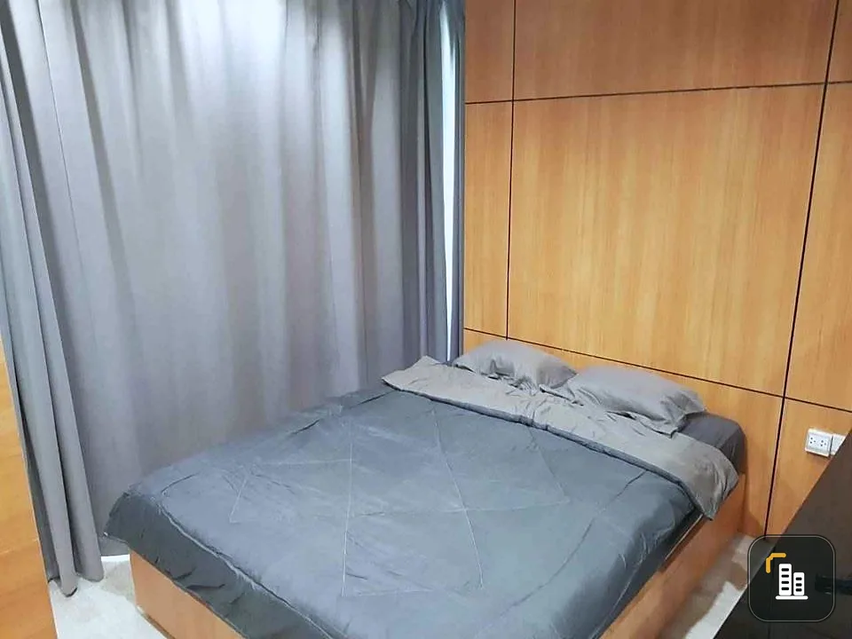 Condo for sale, Ideo Mobi Rama 9, spacious room, worthwhile usable area, high floor, good view, come and own here.