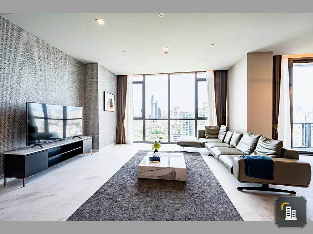 For rent!! Condo The Monument Thonglor, 19th floor, luxury condo in the heart of the city, convenient transportation, hurry up and book now!!