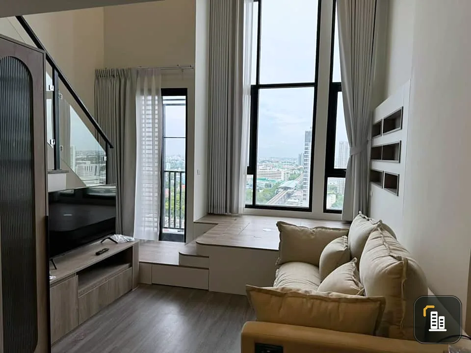 For rent: Knightsbridge Kaset - society Duplex room, 20th floor, top floor, with a very beautiful view. Hurry and reserve now.