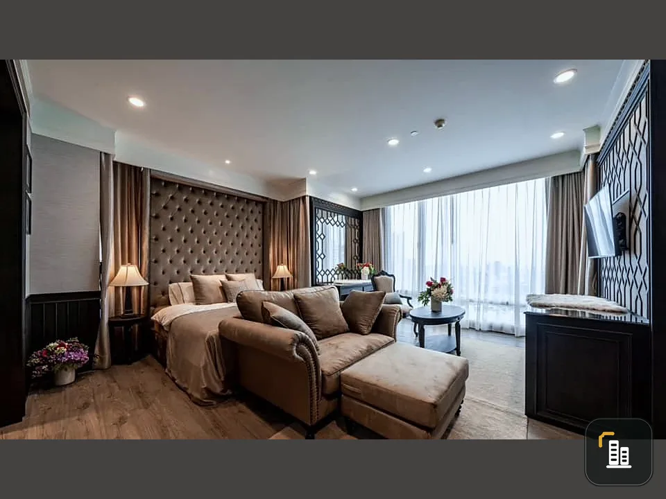 Condo for rent, The Park Chidlom, 25th floor, large room, beautifully decorated, fully furnished. Don't wait, reserve now!