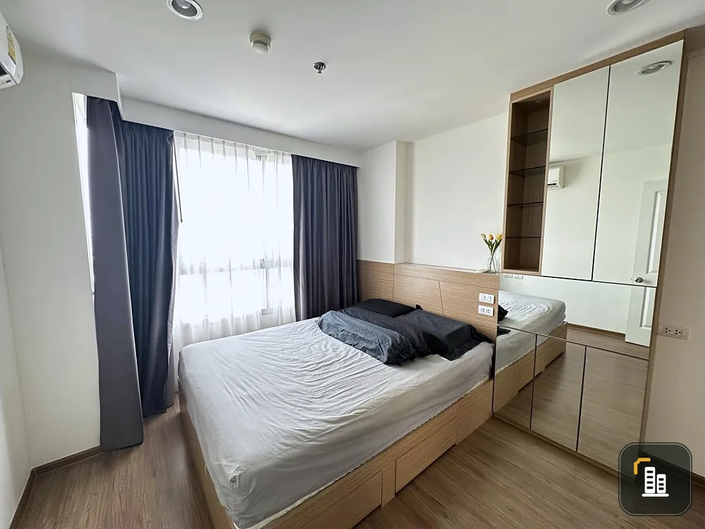 For sale: U Delight at Talat Phlu Station, 16th floor, comfortable white room with built-in furniture. Good like this, reserve now.